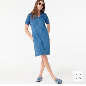 J.Crew Denim V-Neck Dress